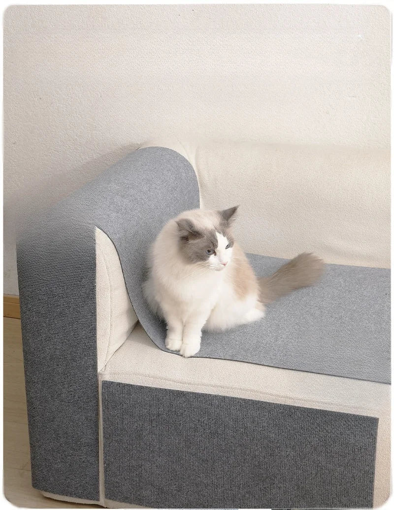 Cats Scratching Post Offers Wear Resistant Scraper Pad Climbing Stickers Scratcher Board Stick Wall Floor Cat Toys Accessories - Happy Tails