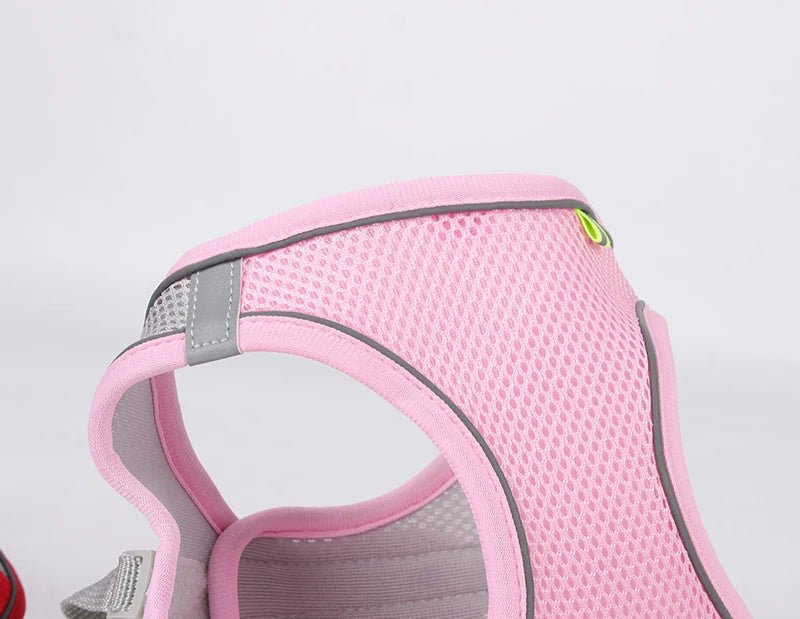 Dog Harness Leash Set for Small Dogs Adjustable Puppy Cat Harness Vest French Bulldog Chihuahua Pug Outdoor Walking Lead LeashHappy TailsHappy Tails