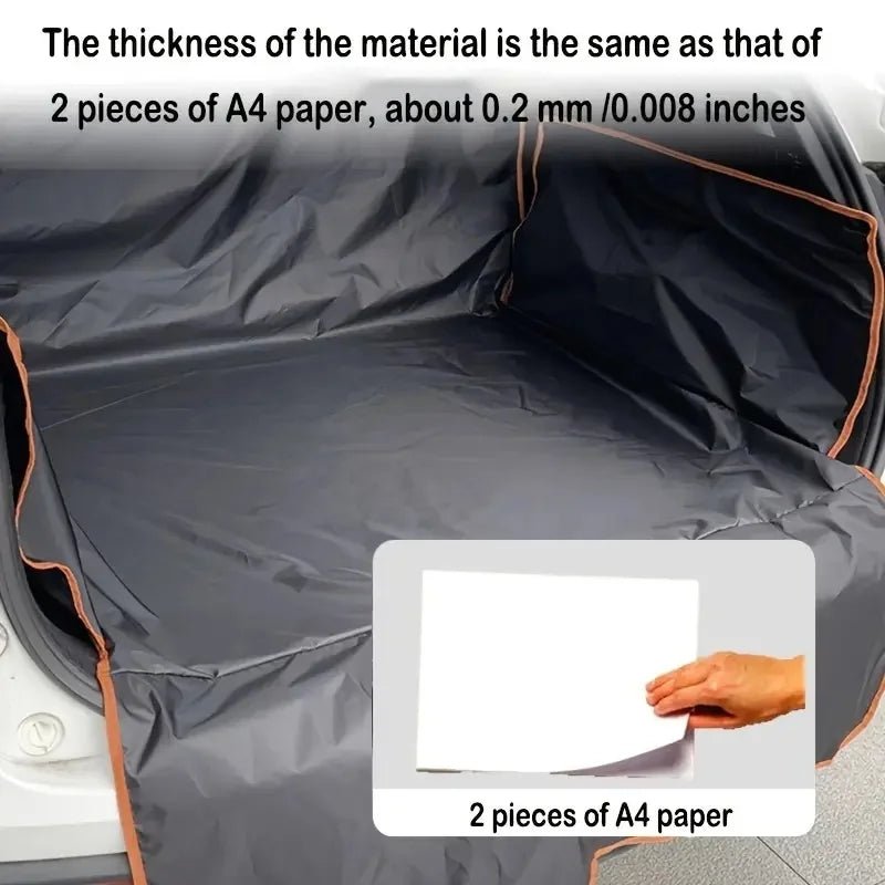 Pet-Friendly Polyester Trunk Mat - Non-Slip, Scratch-Resistant, Easy-to-Clean SUV/Cars Safety MatHappy TailsHappy Tails