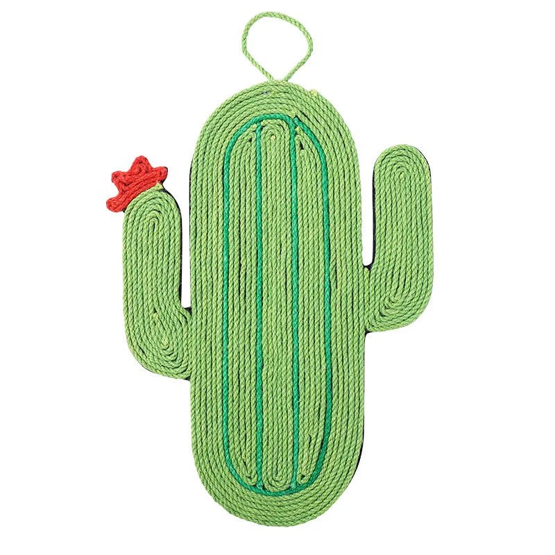 Cat Scratch Board, Cactus Style Anti Cat Scratch Grinding Claw Board, Hanging Cat Scratch Pad, Cat Toys That Do Not Shed DebrisHappy TailsHappy Tails