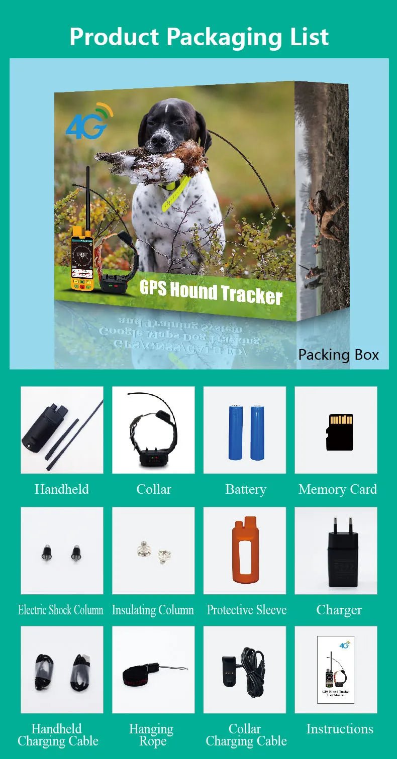 Portable GPS Wireless Dog Fence System Electric Satellite Global Positioning Dog Containment System For Medium And Large DogsHappy TailsHappy Tails