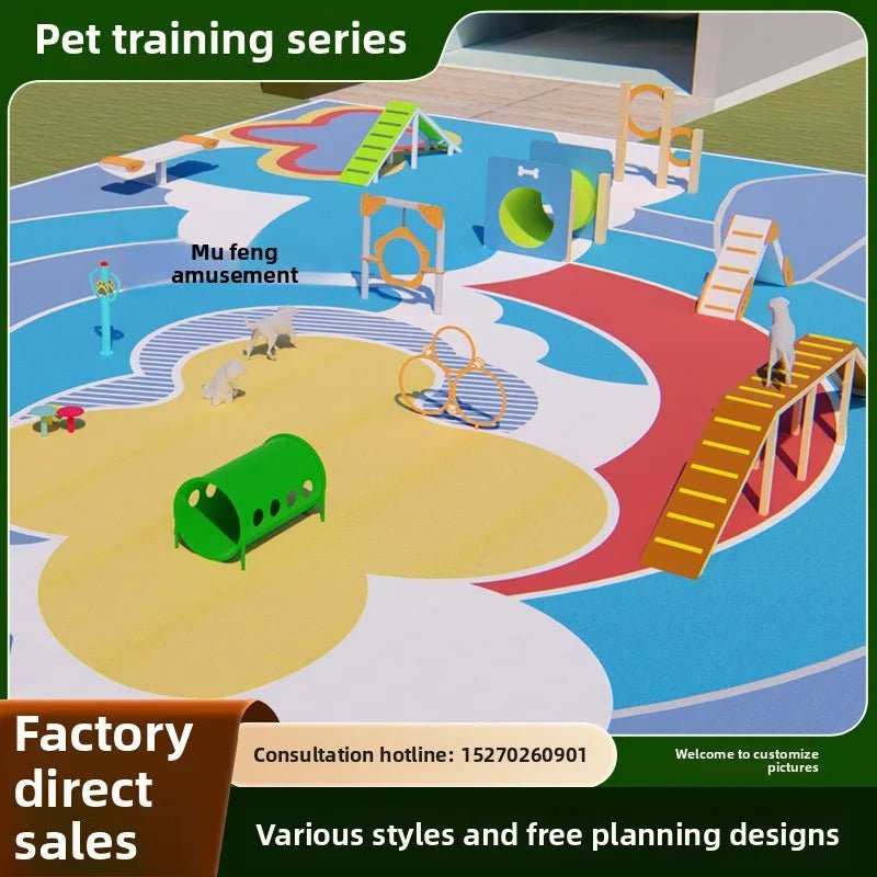 Cute Pet Park Dog Training Bridge - Sports FriendlyHappy TailsHappy Tails