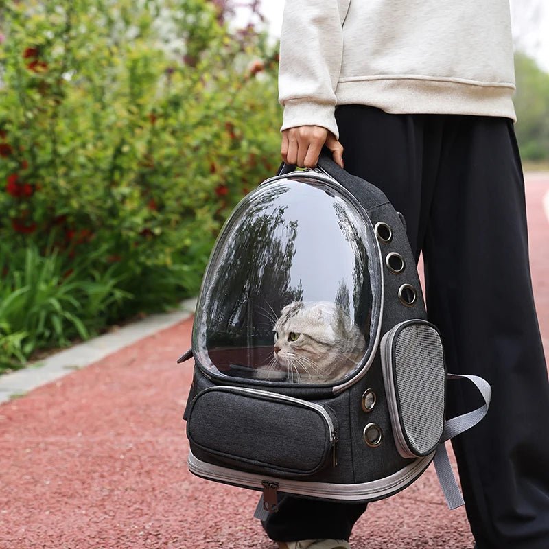 Portable Pet Backpack Carrier for Dogs and Cats - Large Capacity Travel BagHappy TailsHappy Tails