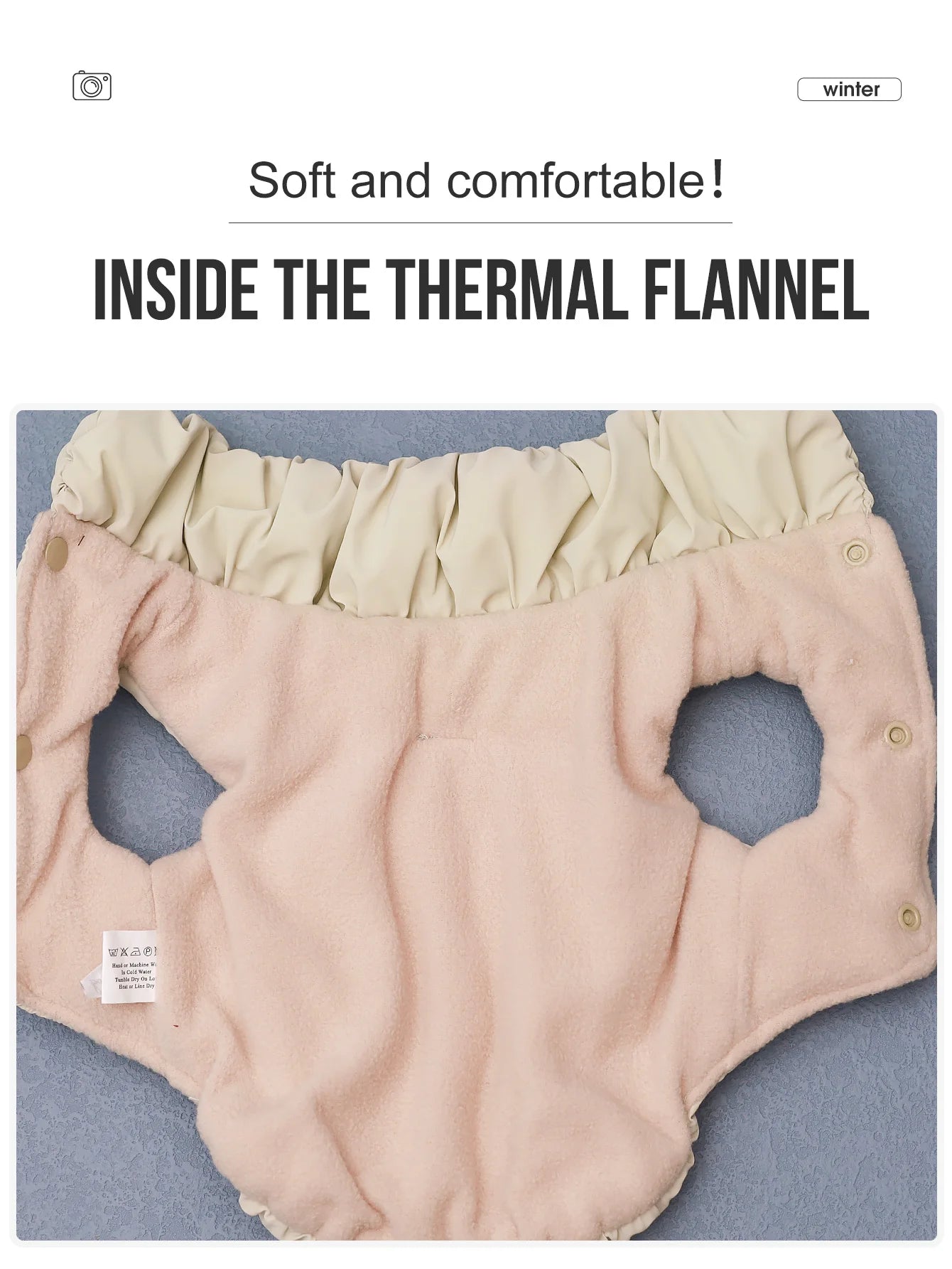 Dog Jacket For Autumn/Winter, Pet Coat, 3 - Layer Thick Warm Outerwear, Suitable For Small To Medium Dogs Like Poodle, Teddy, YorkHappy TailsHappy Tails