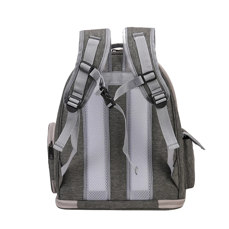 Portable Pet Backpack Carrier for Dogs and Cats - Large Capacity Travel BagHappy TailsHappy Tails