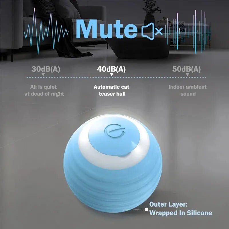 Self-moving Electric Cat Ball Toy for Active KittensHappy TailsHappy Tails