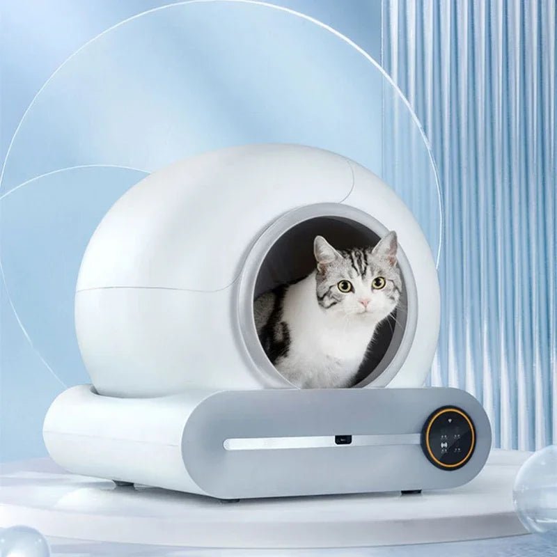 Fully Automatic Electric Large Cat Litter Box - Deodorizing & EnclosedHappy TailsHappy Tails