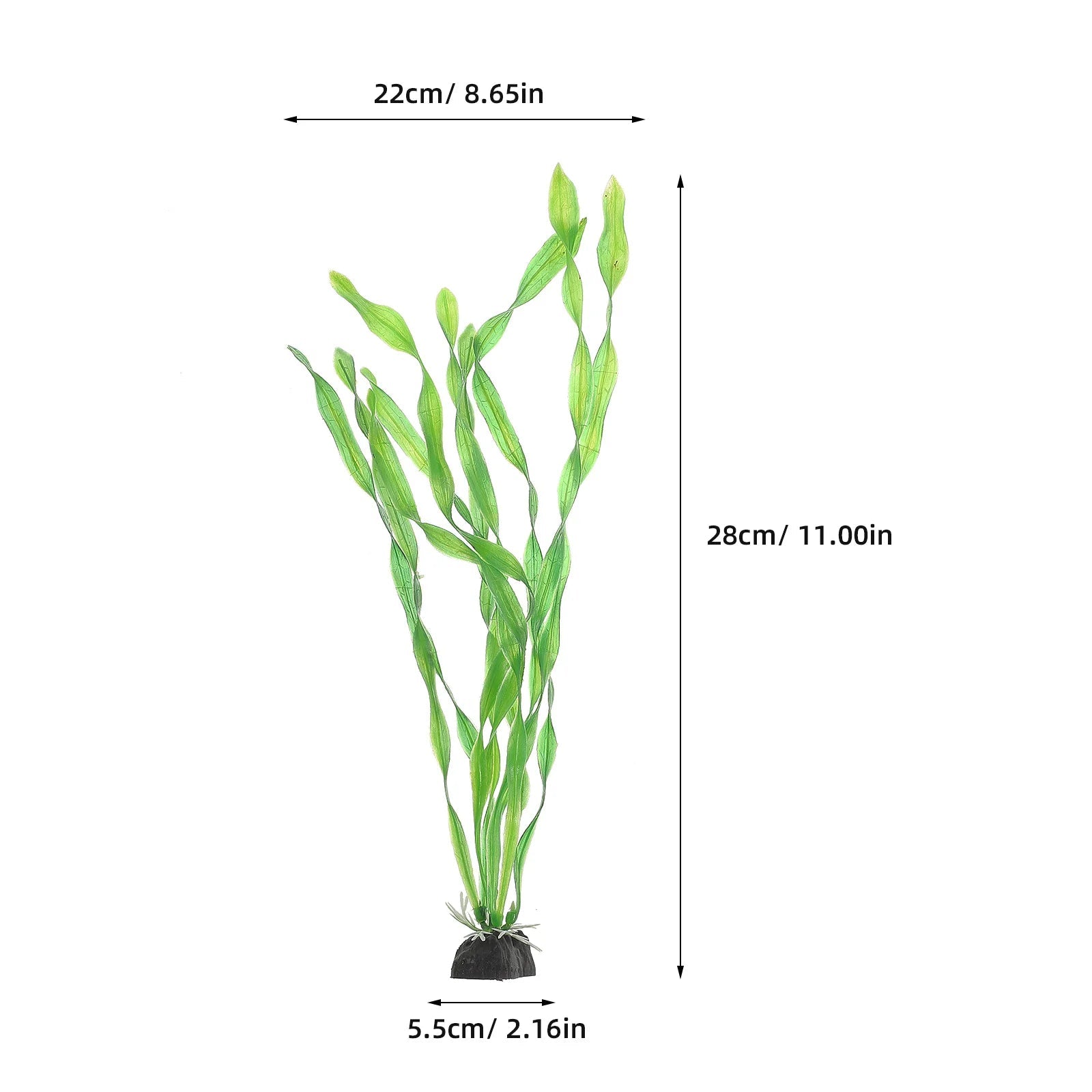 10Pcs Aquarium Plants Artificial Seaweed Plastic Plants Fish Tank Decoration Artificial Aquarium Accessories Fish Tank Supplies - Happy Tails