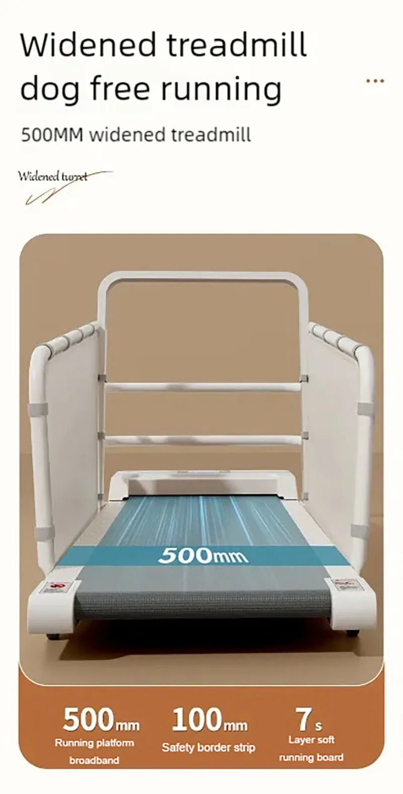 Dog treadmill, large, medium, small, dog, cat, universal animal, home use, sports training, walking machine, petHappy TailsHappy Tails