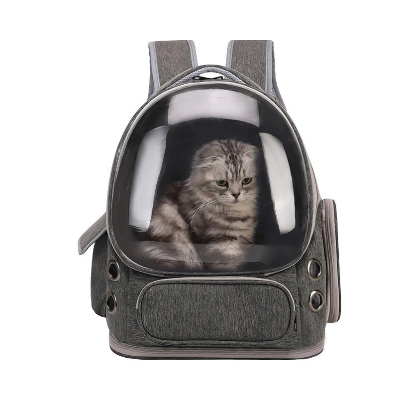Portable Pet Backpack Carrier for Dogs and Cats - Large Capacity Travel BagHappy TailsHappy Tails
