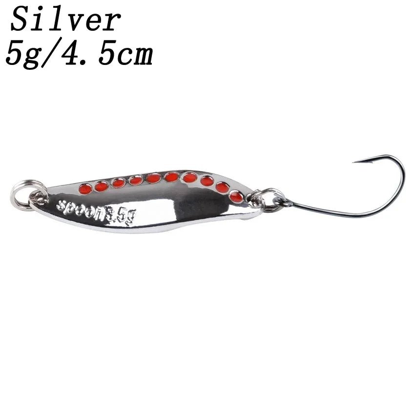 Metal Vib Leech Spinners Spoon Lures Set, 2.5g-30g - Fishing Tackle for Bass/Pike/PerchHappy TailsHappy Tails