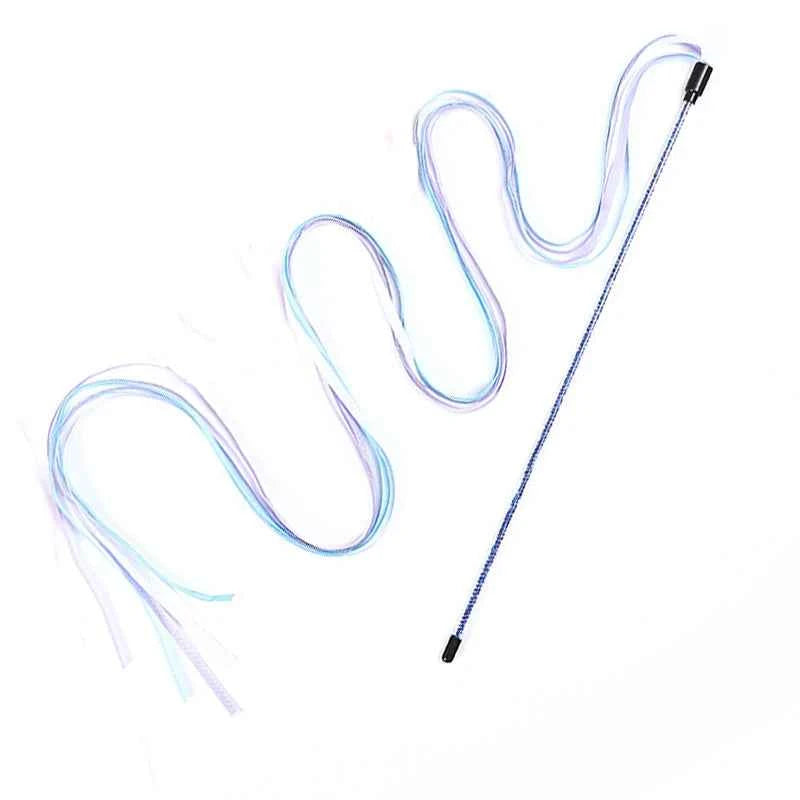 Cat Toy Interactive Teasing Rod with Rope for Cats to Chew and Chase Kitten Teaser Toy Pet Cats Wand Toys Stick Toy