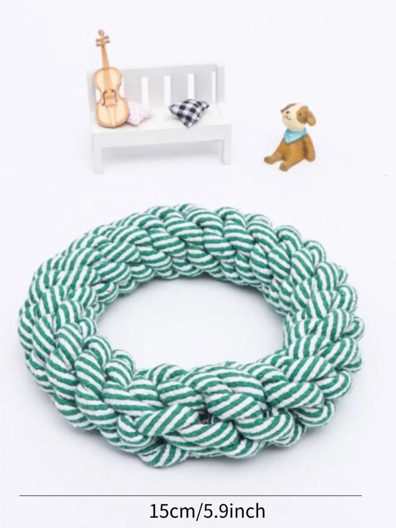 Pet Dog Rope Toy Durable Chew Bite Resistant Pet Toys for Medium Large Dogs Golden Retriever Pitbull Labrador SuppliesHappy TailsHappy Tails