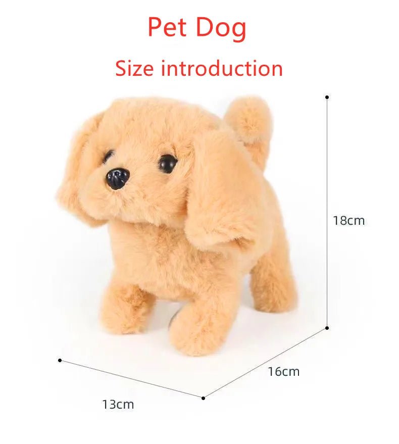 Baby Toy Dogs That Walks and Barks Tail Wagging Plush Interactive Electronic Pets Puppy  Montessori Toys for Girls Toddlers Kids - Happy Tails