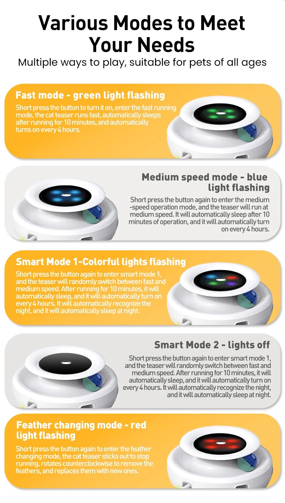 Interactive 2-in-1 Smart Cat Toy Set - Feather Fun Ball & More!Happy TailsHappy Tails