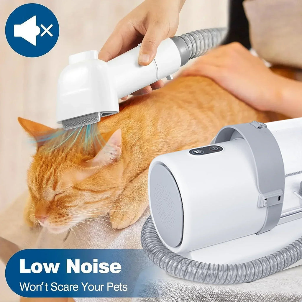 Pet Grooming Kit with Hair Clipper Combs, Vacuum Cleaner & Shedding ToolsHappy TailsHappy Tails
