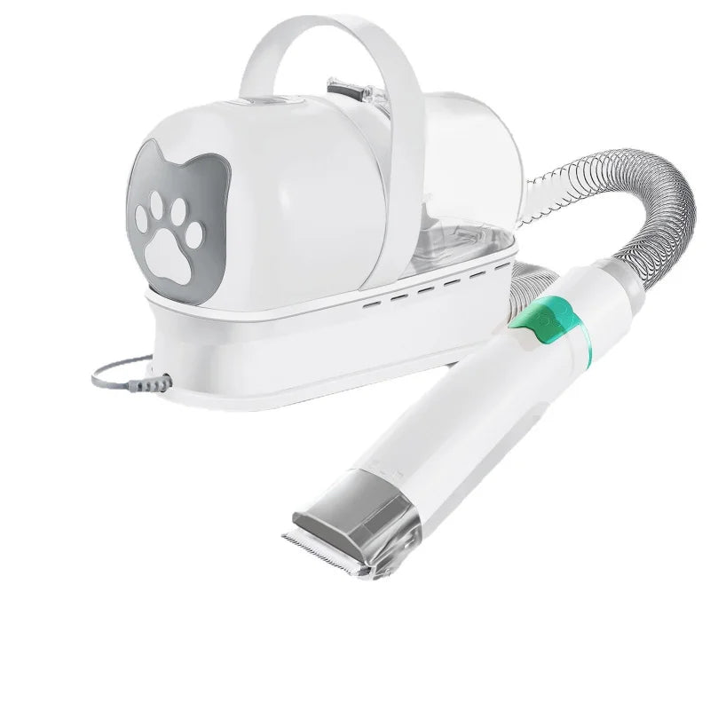 New 7 - in - 1 ABS Pet Grooming Kit for Dogs & Cats: Vacuum, Shave, Groom, Cut & CombHappy TailsHappy Tails