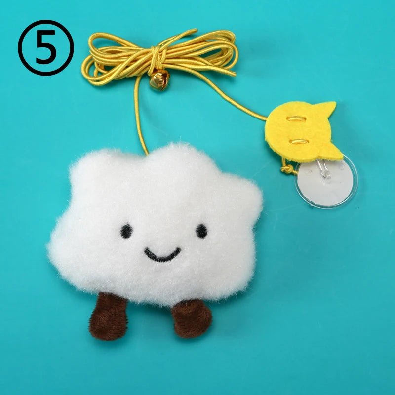 Simulation Cat Toy Cat Scratching Rope Feather Funny Kitten Playing Game Interactive Toy Retractable Hanging Door Pet Supplies - Happy Tails