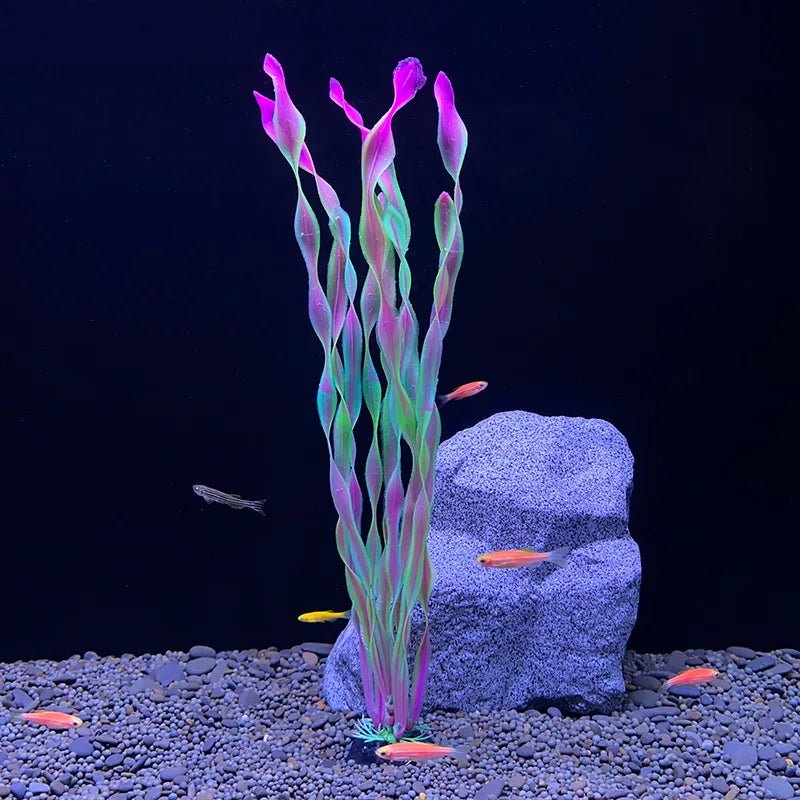 Aquarium Artificial Plants Decoration Fish Tank Landscaping Water Grass Ornaments Aquatic Simulated Plant SuppliesHappy TailsHappy Tails