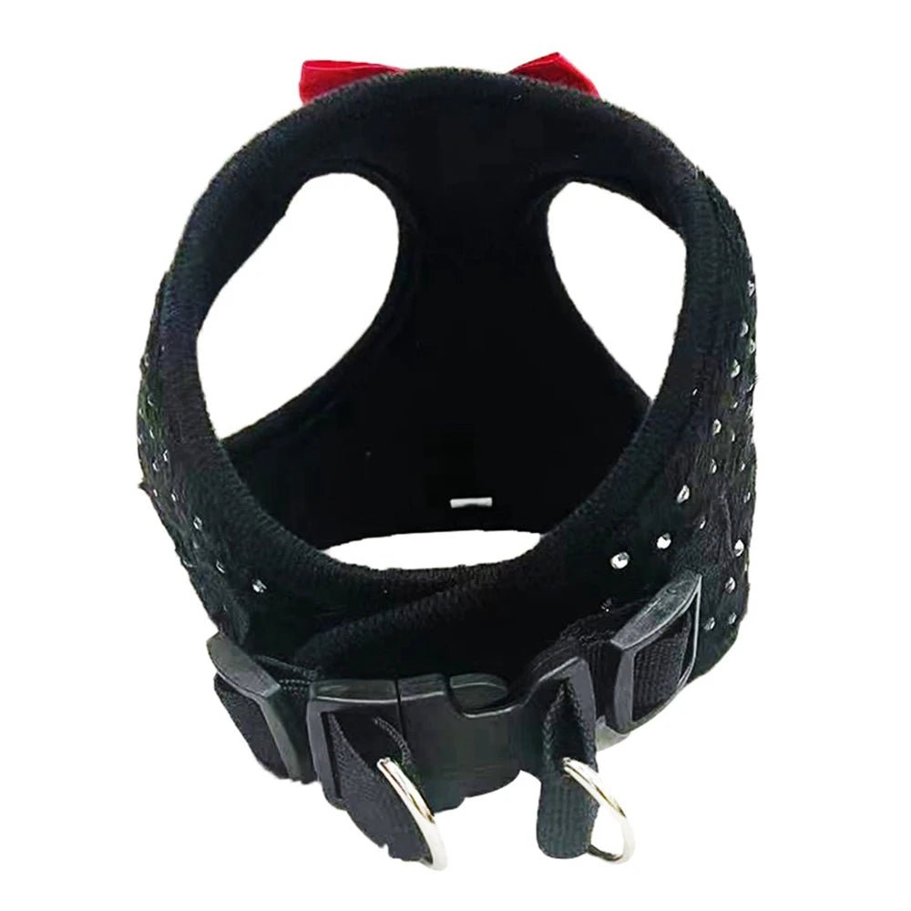 Dog Harness  For Small Medium Dogs Cat Hiking Adjustable Puppy Leash Soft Breathable Harness Vest Chihuahua Pug Pet Supplies - Happy Tails