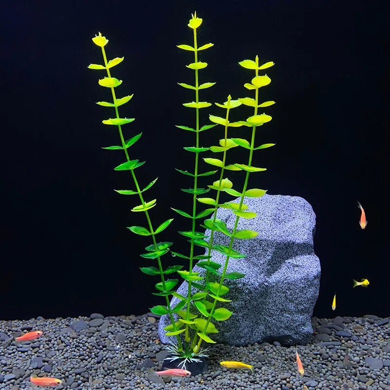 Aquarium Artificial Plants Decoration Fish Tank Landscaping Water Grass Ornaments Aquatic Simulated Plant SuppliesHappy TailsHappy Tails