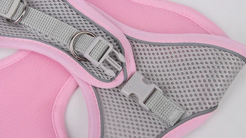 Dog Harness Leash Set for Small Dogs Adjustable Puppy Cat Harness Vest French Bulldog Chihuahua Pug Outdoor Walking Lead LeashHappy TailsHappy Tails