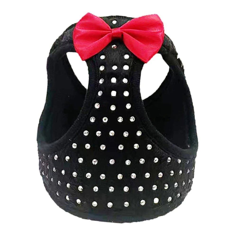 Dog Harness  For Small Medium Dogs Cat Hiking Adjustable Puppy Leash Soft Breathable Harness Vest Chihuahua Pug Pet Supplies - Happy Tails