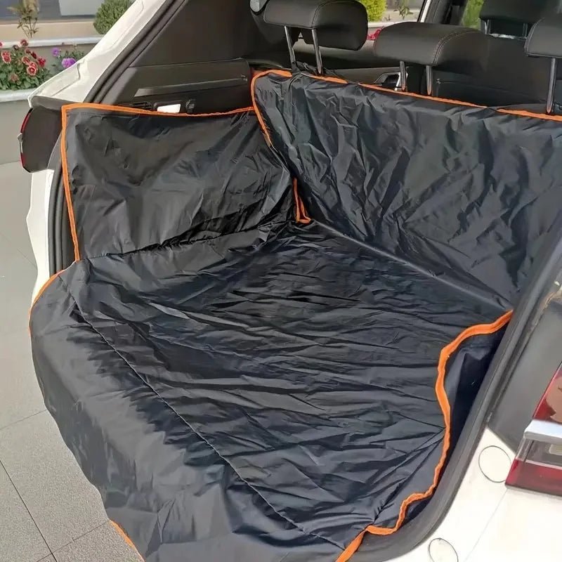Pet-Friendly Polyester Trunk Mat - Non-Slip, Scratch-Resistant, Easy-to-Clean SUV/Cars Safety MatHappy TailsHappy Tails