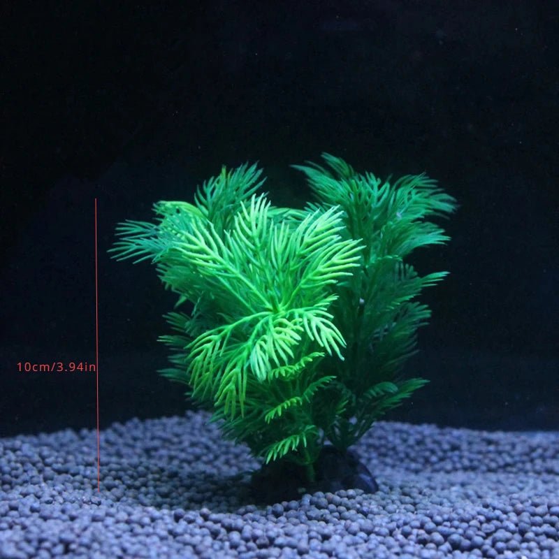 Aquarium simulation plant Artificial Water Weeds Ornament aquatic plants Aquatic Plant Fish Tank Grass Decoration AccessoriesHappy TailsHappy Tails