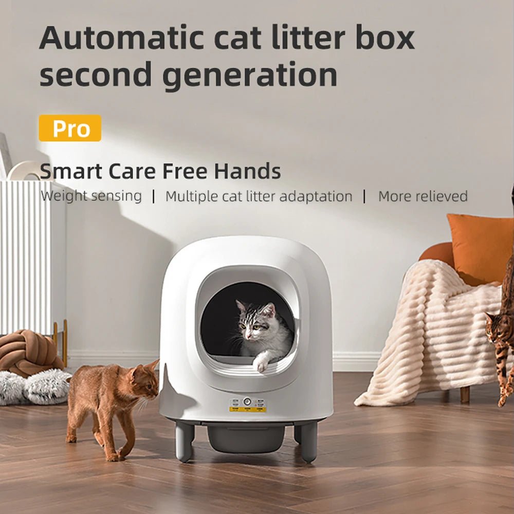 Petree 2.0 Pro 2024 Smart Self-Cleaning Cat Litter BoxHappy TailsHappy Tails