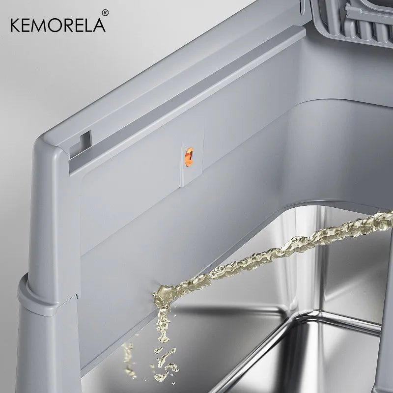 Stainless Steel Base Extra Large Cat Litter Box with Removable TopHappy TailsHappy Tails