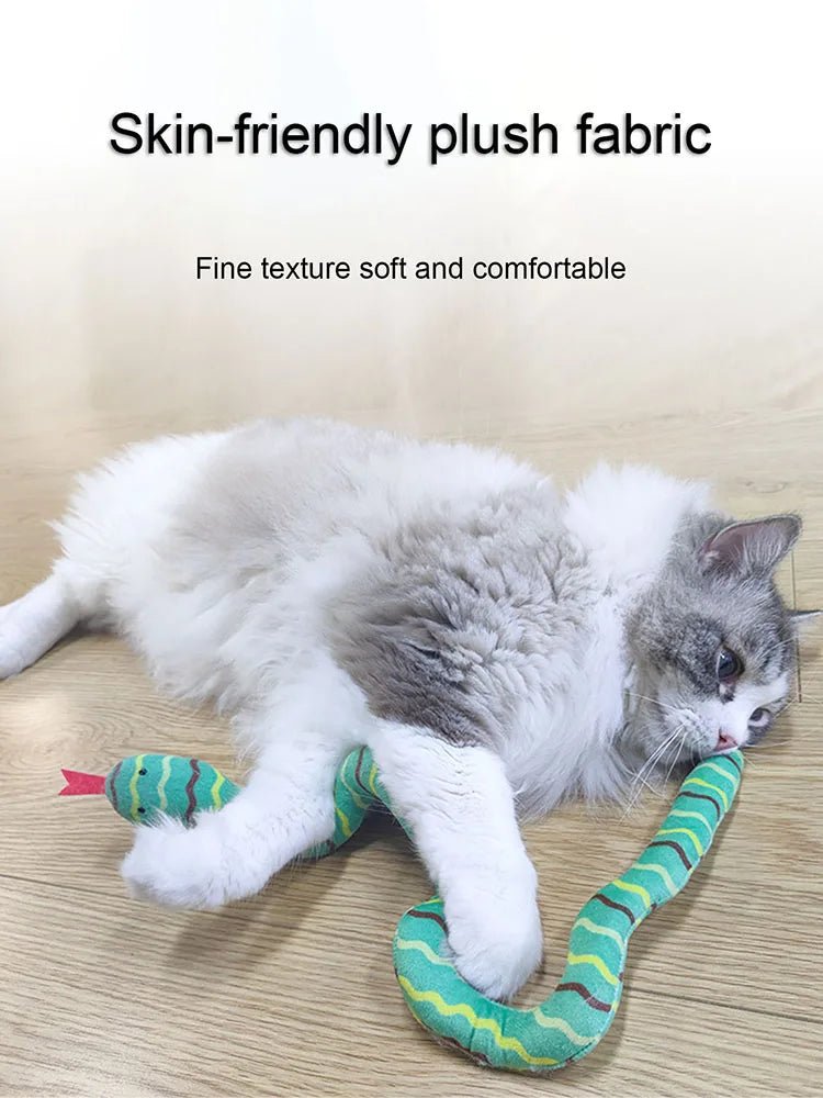Cat Snakes Toy Kitten Catnip Toys Interactive Cat Teething Chew Toy Plush Stuffed Toy Gift For Cat Pet AccessoriesHappy TailsHappy Tails