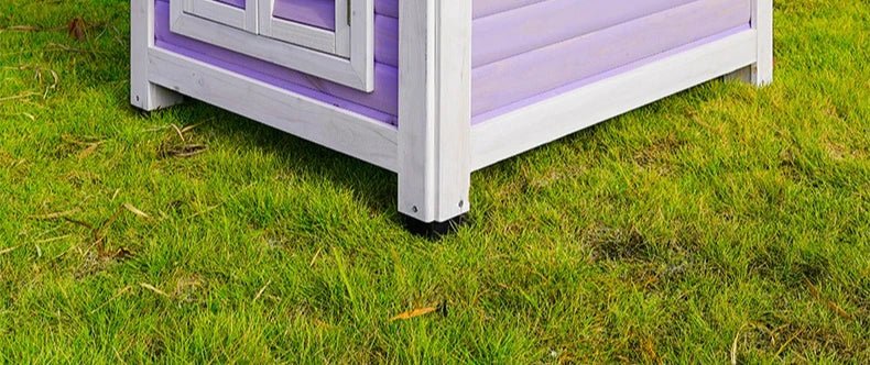 Solid Wood Dog House Large Outdoor Dog House Pet Dogs Park Pets Puppy Bed's Dogs Kennel Crate Little Houses and Rooms for LivingHappy TailsHappy Tails