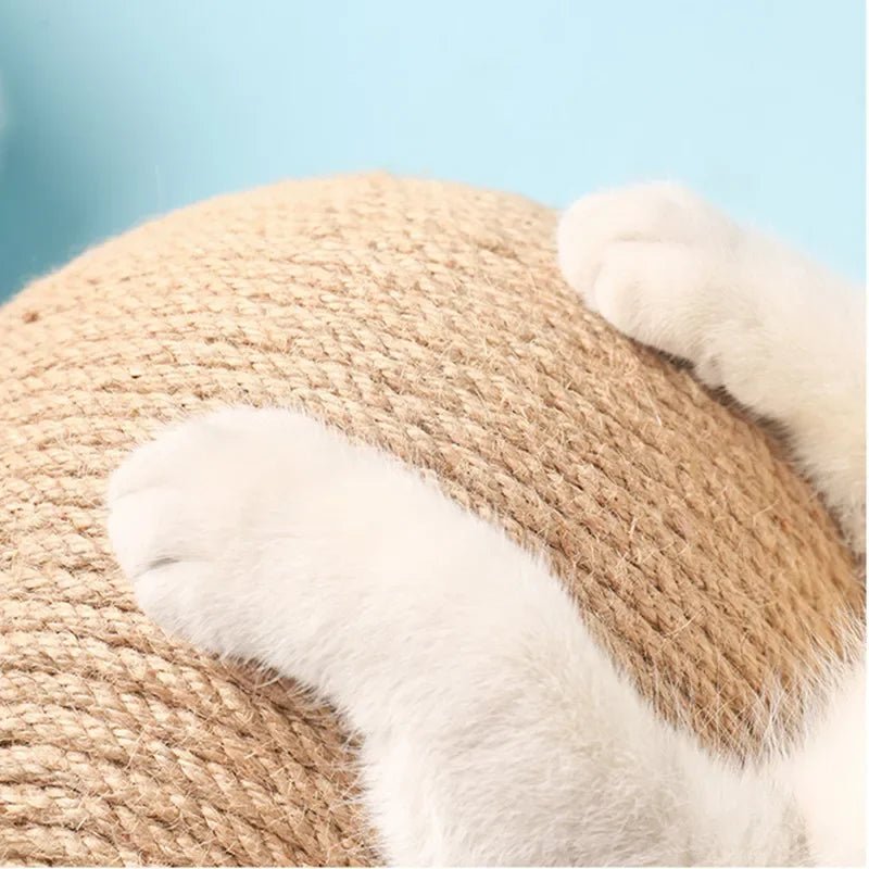 Cats Toy Cat Scratcher Sisal Rope Ball Kitten Interactive Grinding Paws Toys Scratch Board Pet Furniture Accessories Supplies - Happy Tails