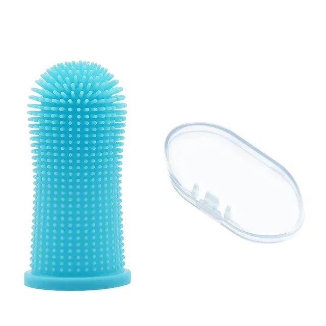 Super Soft Silicone Pet Finger Toothbrush for Dogs and CatsHappy TailsHappy Tails