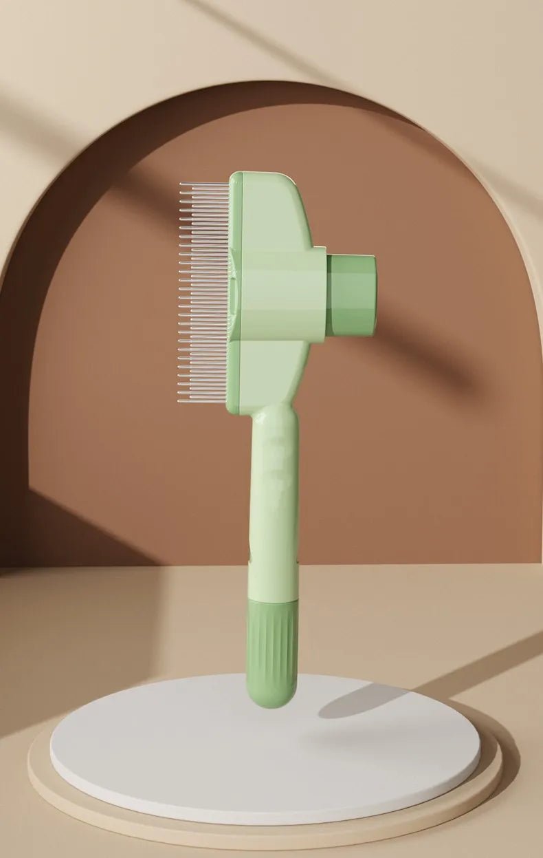 Dog Comb Pet Hair Remover One Button Dogs Brush Self-cleaning Cat Brush Massage Combs for Dog Grooming Brushes for Pet Products - Happy Tails