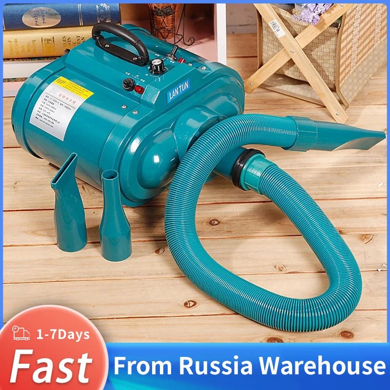 3200W Power Hair Dryer For Dogs Pet Dog Cat Grooming Blower Warm Wind Double Motor Blow - dryer For Small Medium Large Dog DryerHappy TailsHappy Tails