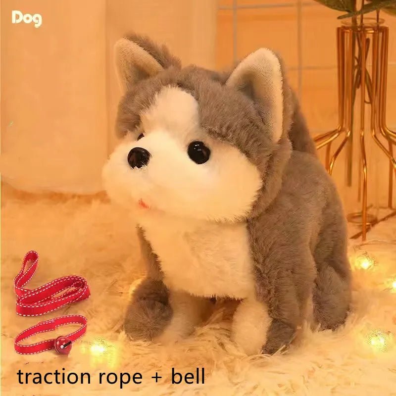 Baby Toy Dogs That Walks and Barks Tail Wagging Plush Interactive Electronic Pets Puppy Montessori Toys for Girls Toddlers KidsHappy TailsHappy Tails