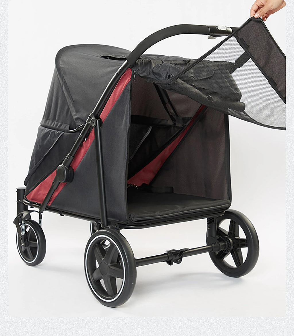 Pet Stroller for Clean & Easy Walks - Ideal for Kittens, Puppies & Elderly DogsHappy TailsHappy Tails
