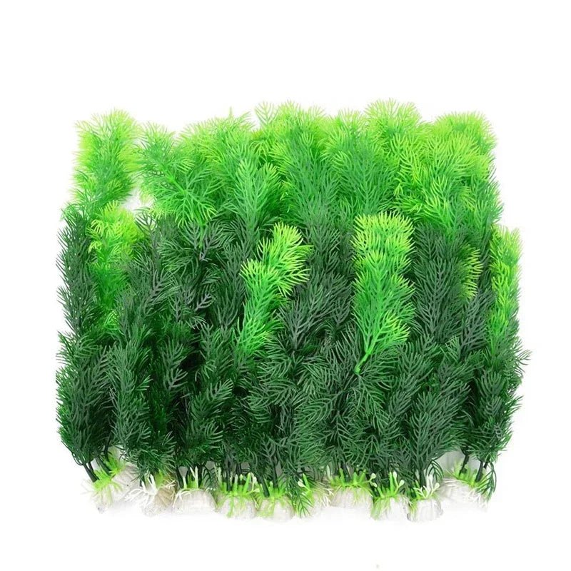 Aquarium simulation plant Artificial Water Weeds Ornament aquatic plants  Aquatic Plant Fish Tank Grass Decoration Accessories - Happy Tails