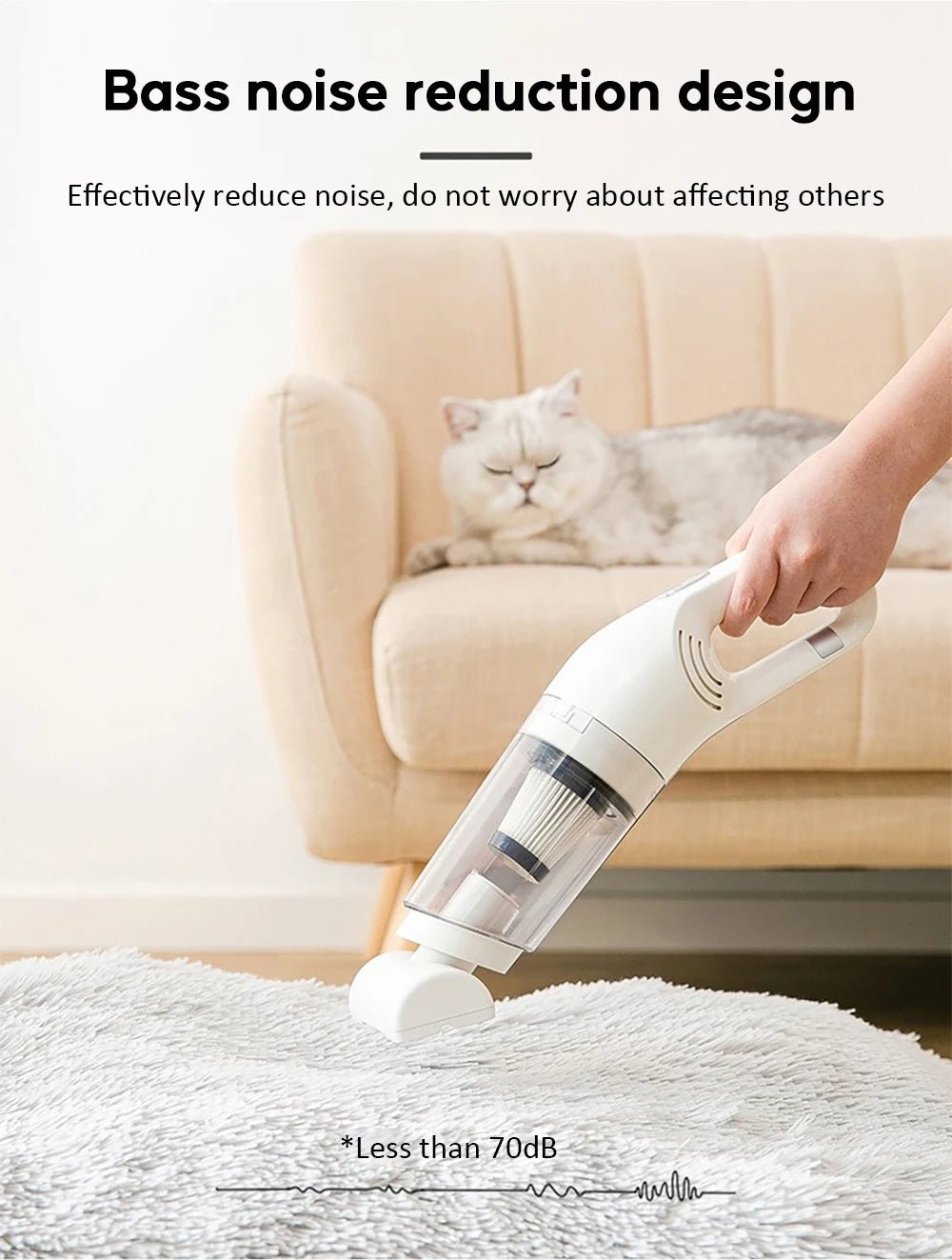 Portable Pet Hair Vacuum Cleaner 12000Pa SuctionHappy TailsHappy Tails
