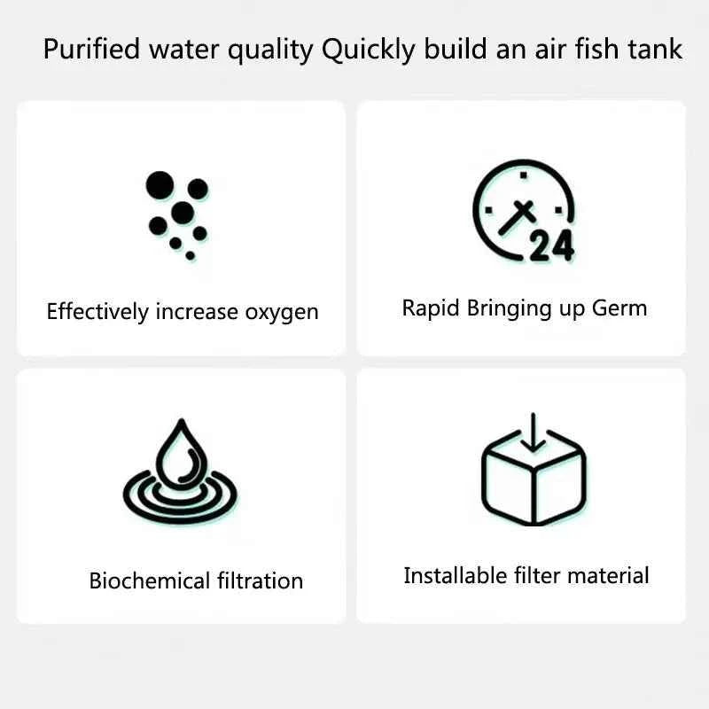 New Aquarium Filter for Aquarium Fish Tank Air Pump Skimmer Biochemical Sponge Filter Aquarium Bio Filters Filtro Aquario - Happy Tails