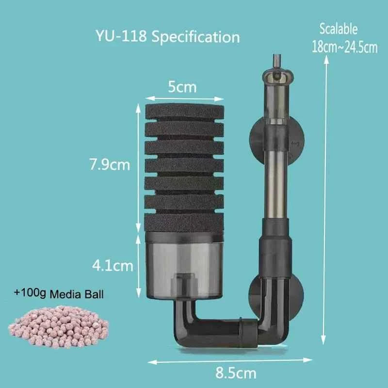 New Aquarium Filter for Aquarium Fish Tank Air Pump Skimmer Biochemical Sponge Filter Aquarium Bio Filters Filtro Aquario - Happy Tails
