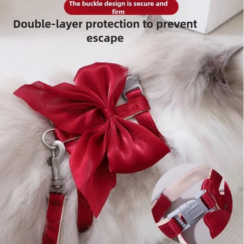 Adjustable Pet Harness with Traction Rope for Small AnimalsHappy TailsHappy Tails