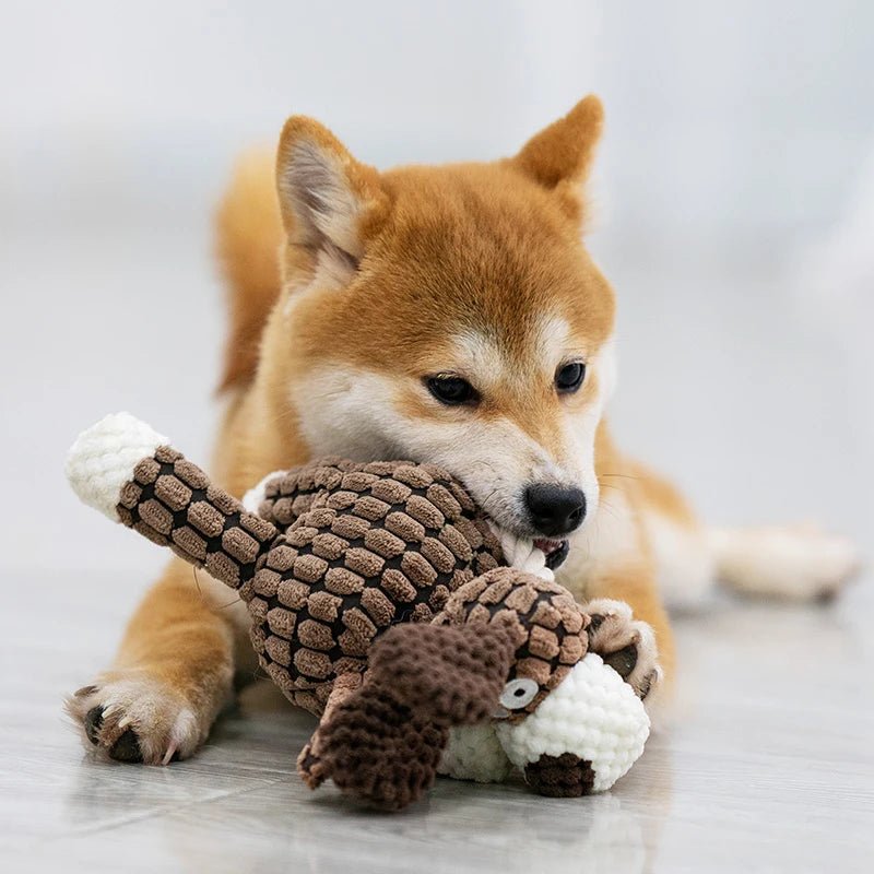 Donkey Dog Toys for Large Dogs Plush Stuffed Dog Toys for Aggressive Chewers Stuffed Dog Toys Durable Squeaky Puppy Chew Toys - Happy Tails