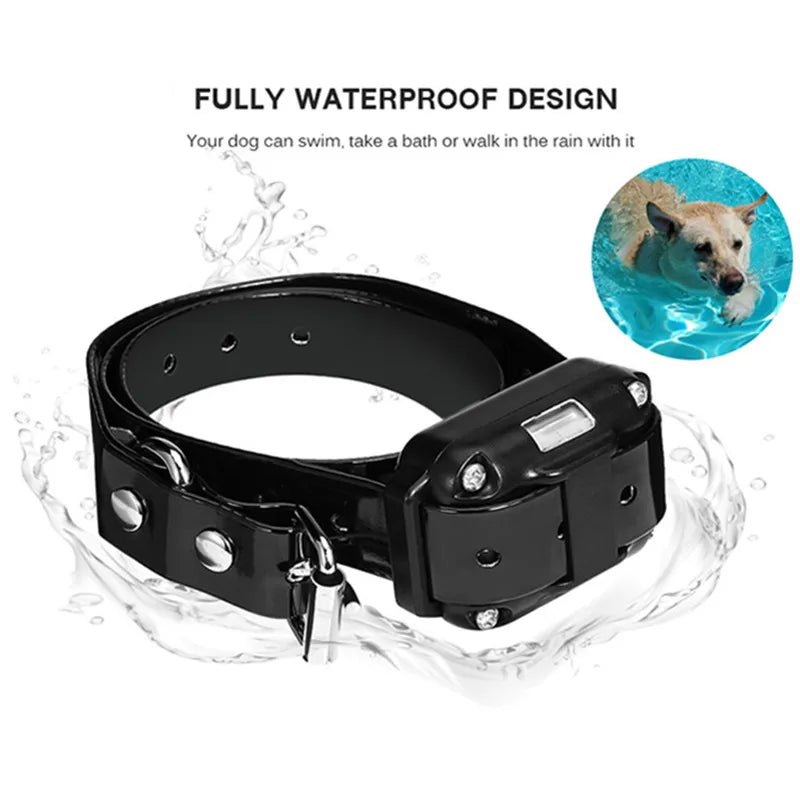 Electric Dog Training Collar Waterproof Dog Bark Collar Pet With Remote Control Rechargeable Anti Barking Device All Size Dogs - Happy Tails