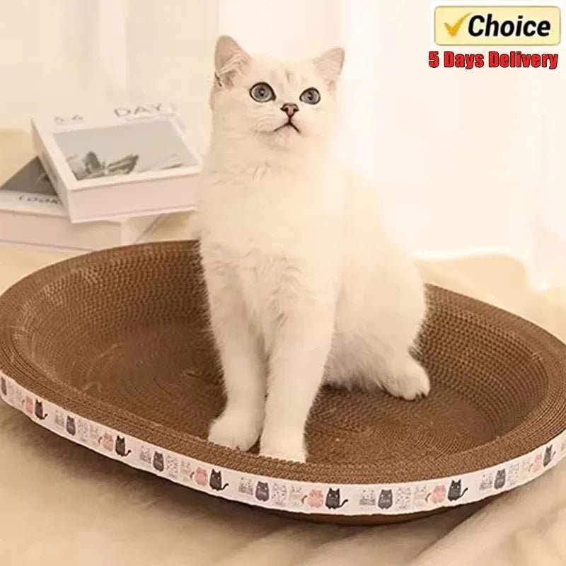 Cat Toys Pet Cat Scratching Board Corrugated Cardboard Pad Grinding Nails Interactive Protecting Furniture Cats Scratcher ToyHappy TailsHappy Tails