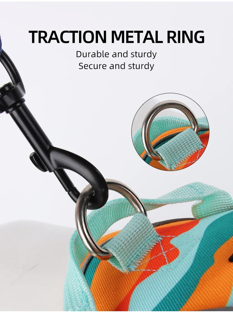 Dog Harness,Reflective Soft Padded Everyday Harness with Dual Leash Clips,Adjustable and Lightweight Fit for Training or Walking - Happy Tails