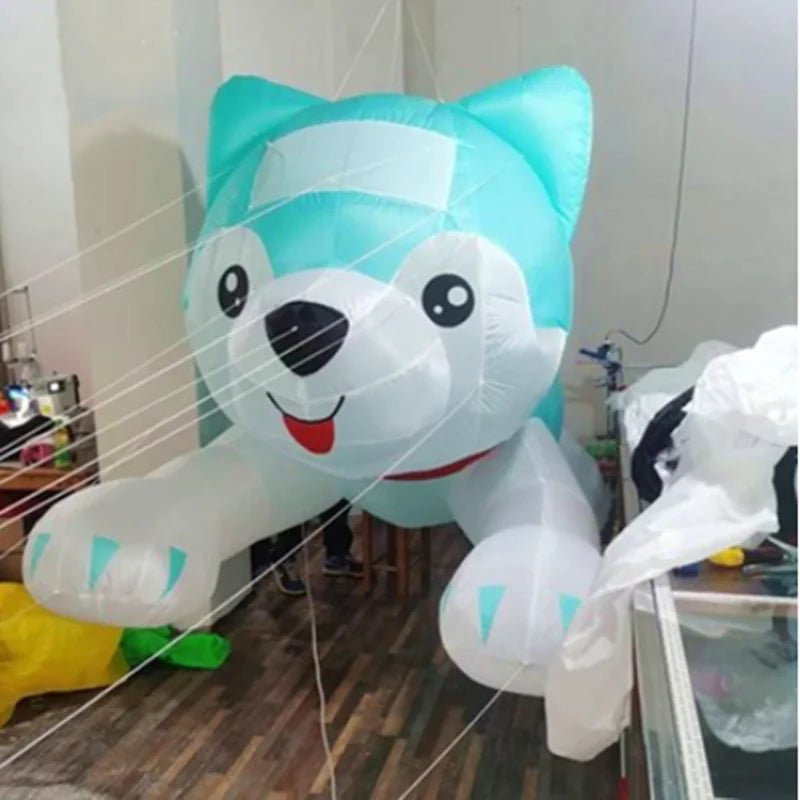 Free shippingdog kite pendant inflatable kite trompo de madera basta juego de mesa spinning boy rope outdoor games flying birdHappy TailsHappy Tails