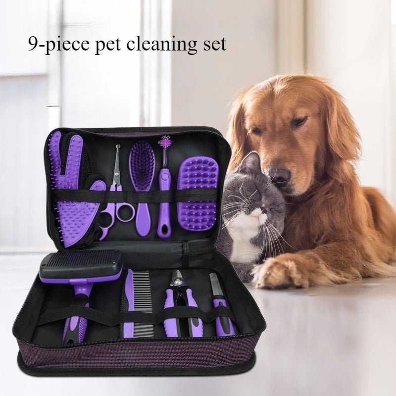 Complete Grooming Kit for Pets - Happy Tails 9-Piece SetHappy TailsHappy Tails